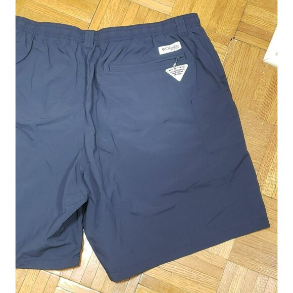 Columbia PFG Blue Nylon Fishing Water Shorts, Men's XXL, Mesh Lined, Omni-Shade - Picture 5 of 10